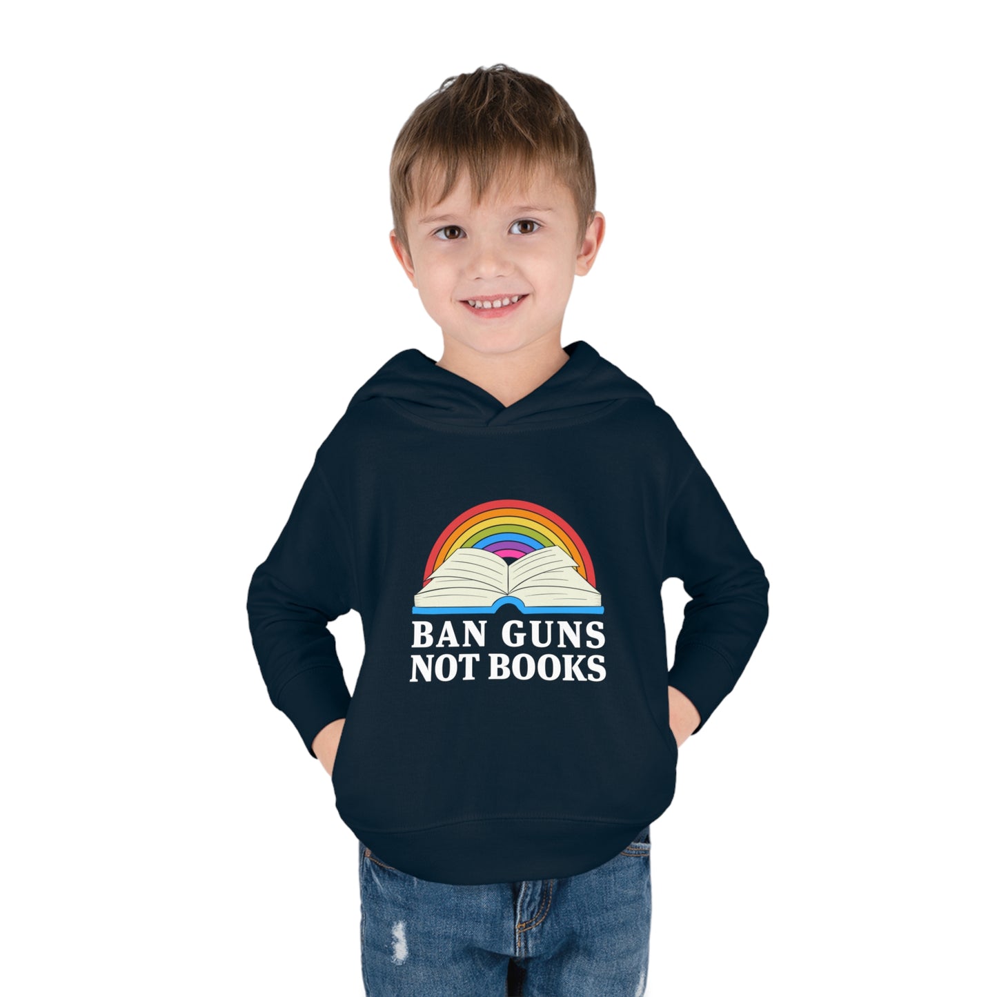 "Ban Guns Not Books" Toddler Hoodie