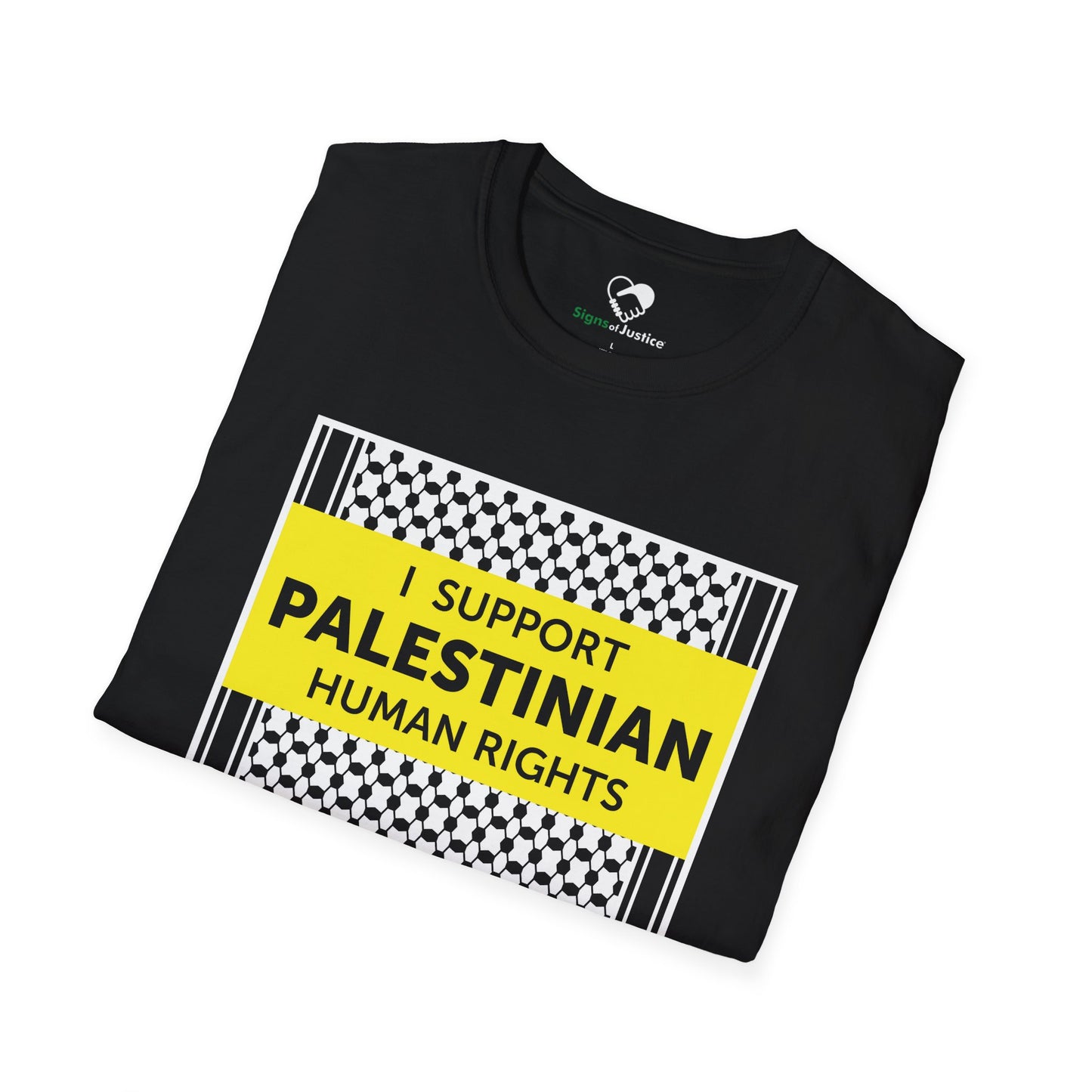 “I Support Palestinian Human Rights” Unisex T-Shirt