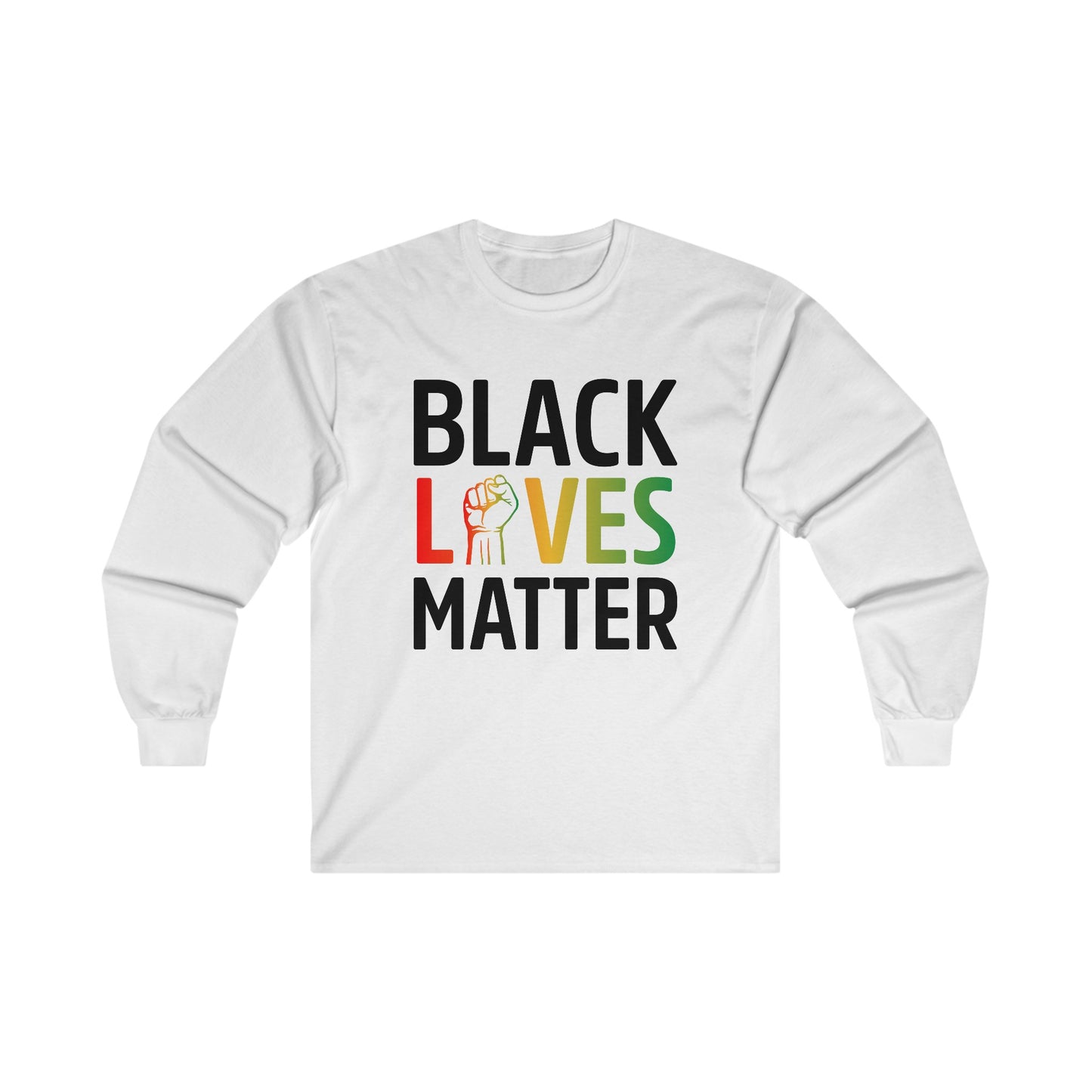 “Black Lives Matter – Unity Fist (Pan-Africa)” Unisex Long Sleeve T-Shirt