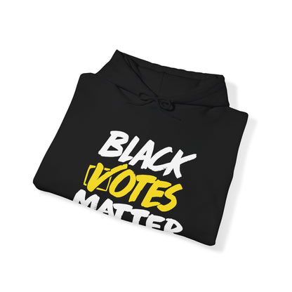 “Black Votes Matter” (white text) Unisex Hoodie