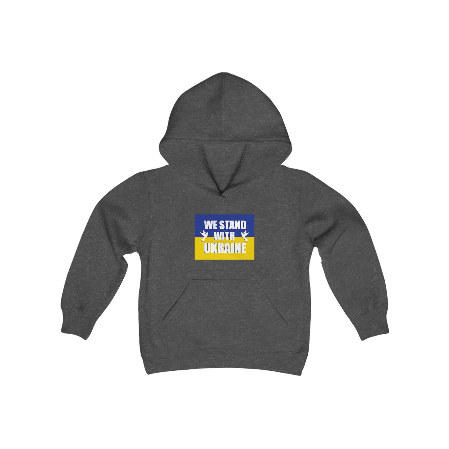 “We Stand With Ukraine” Youth Hoodie