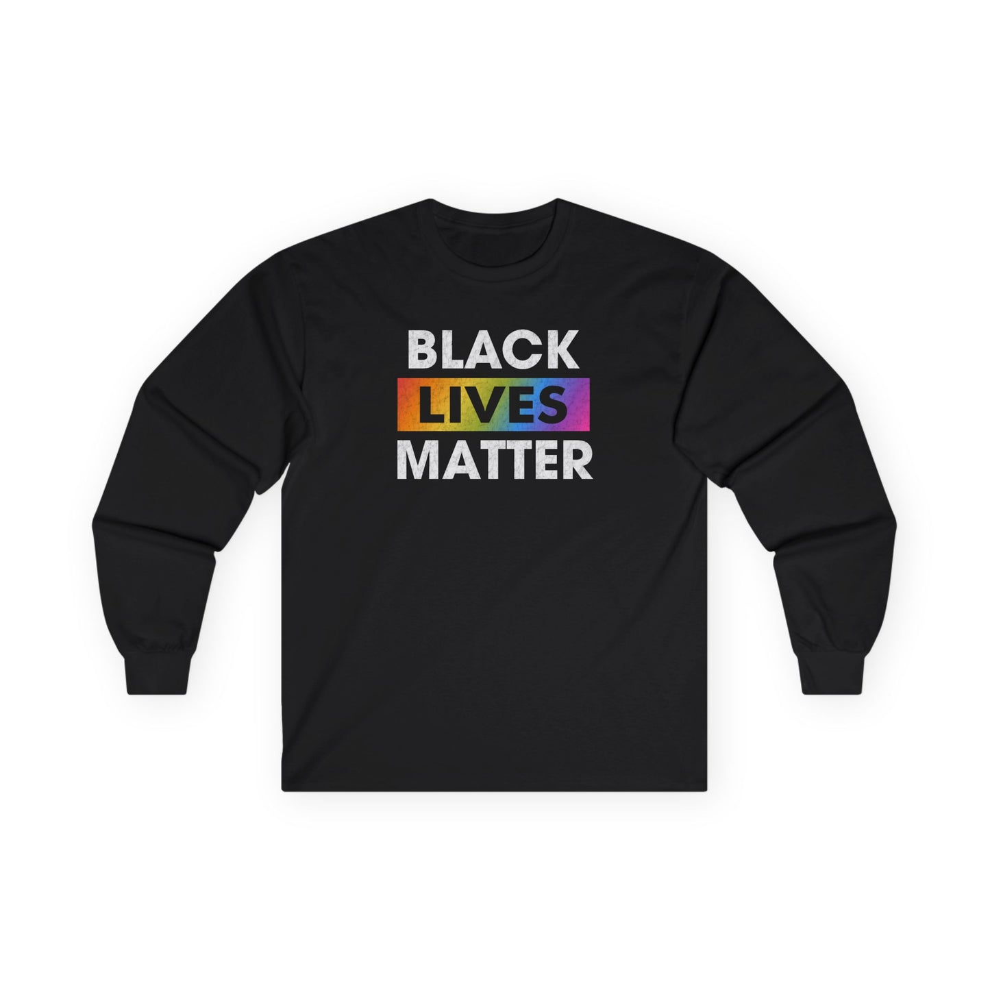 “Black Lives Matter (LGBTQ+)” Unisex Long Sleeve T-Shirt
