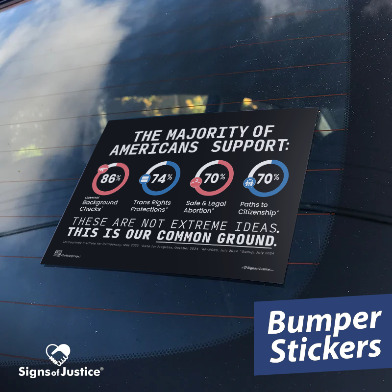 "The Majority Project" Bumper Stickers