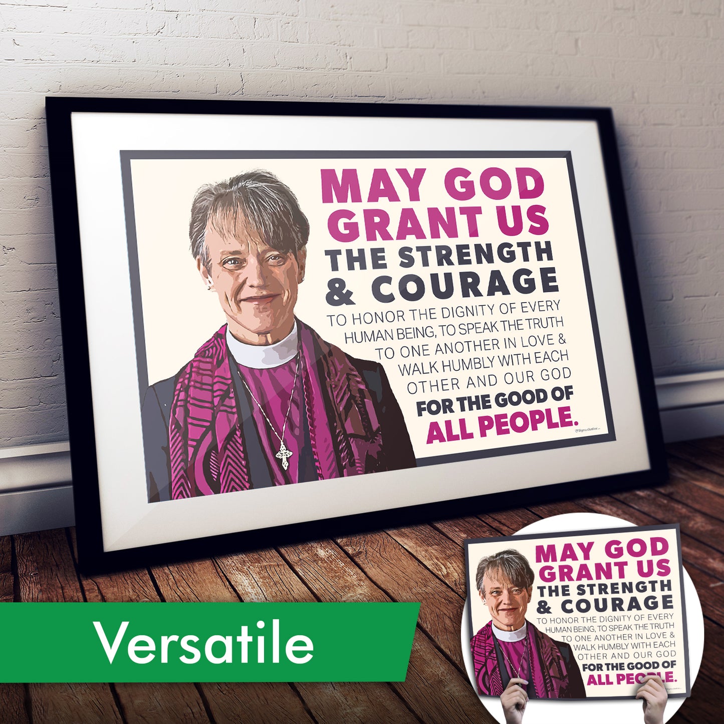 "Mariann Budde Bishop" Cardstock Print