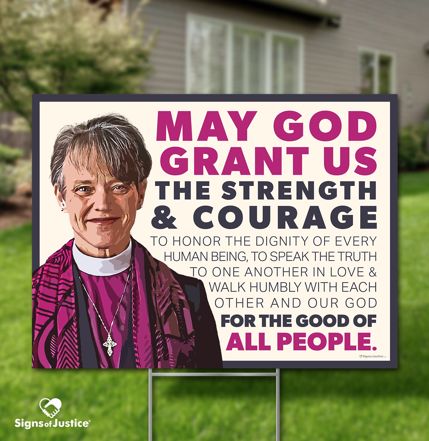 "Mariann Budde Bishop" Yard Sign