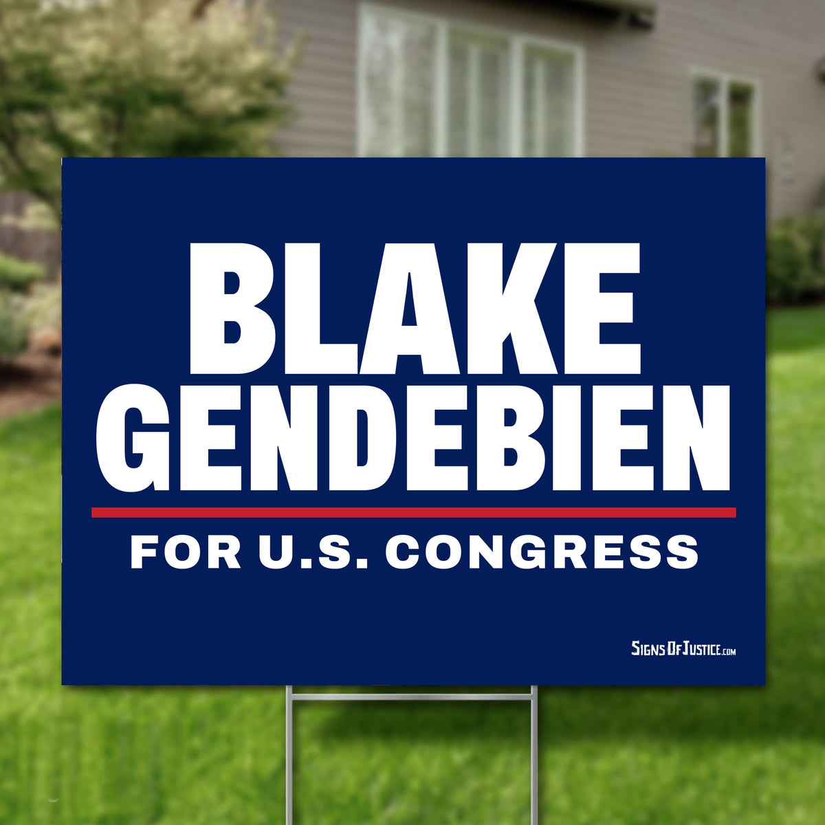 Blake Gendebien 24"x18" yard sign