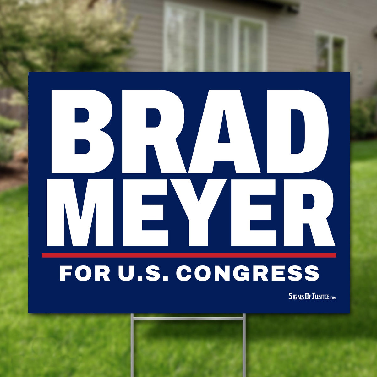 Brad Meyer 24"x18" yard sign
