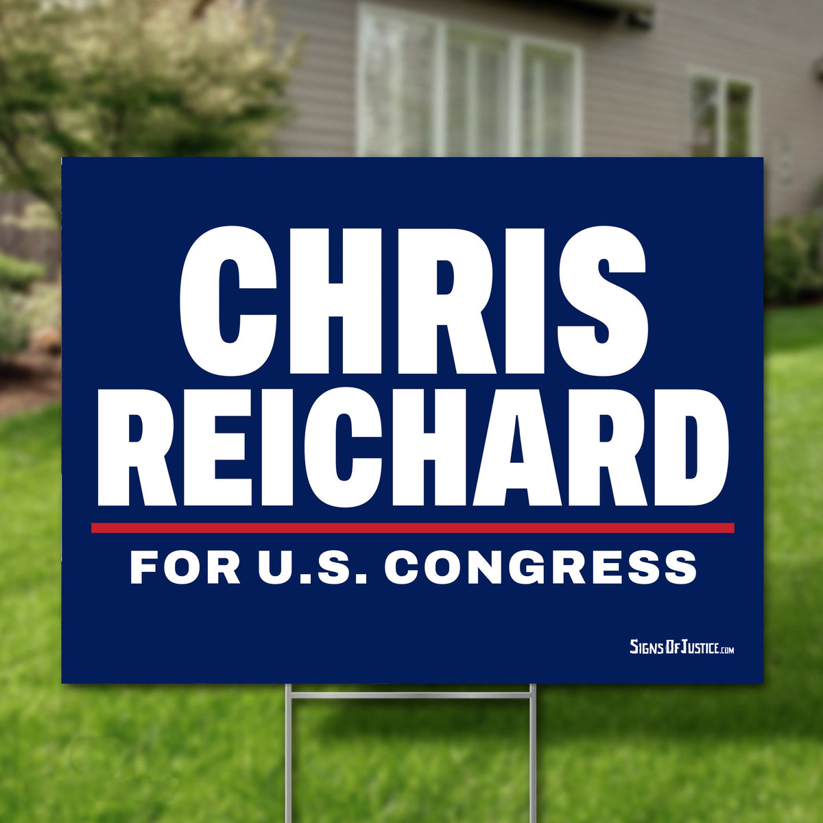 Chris Reichard 24"x18" yard sign