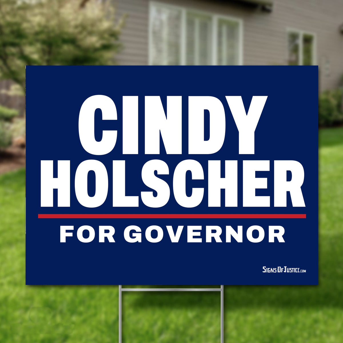 Cindy Holscher 24"x18" yard sign
