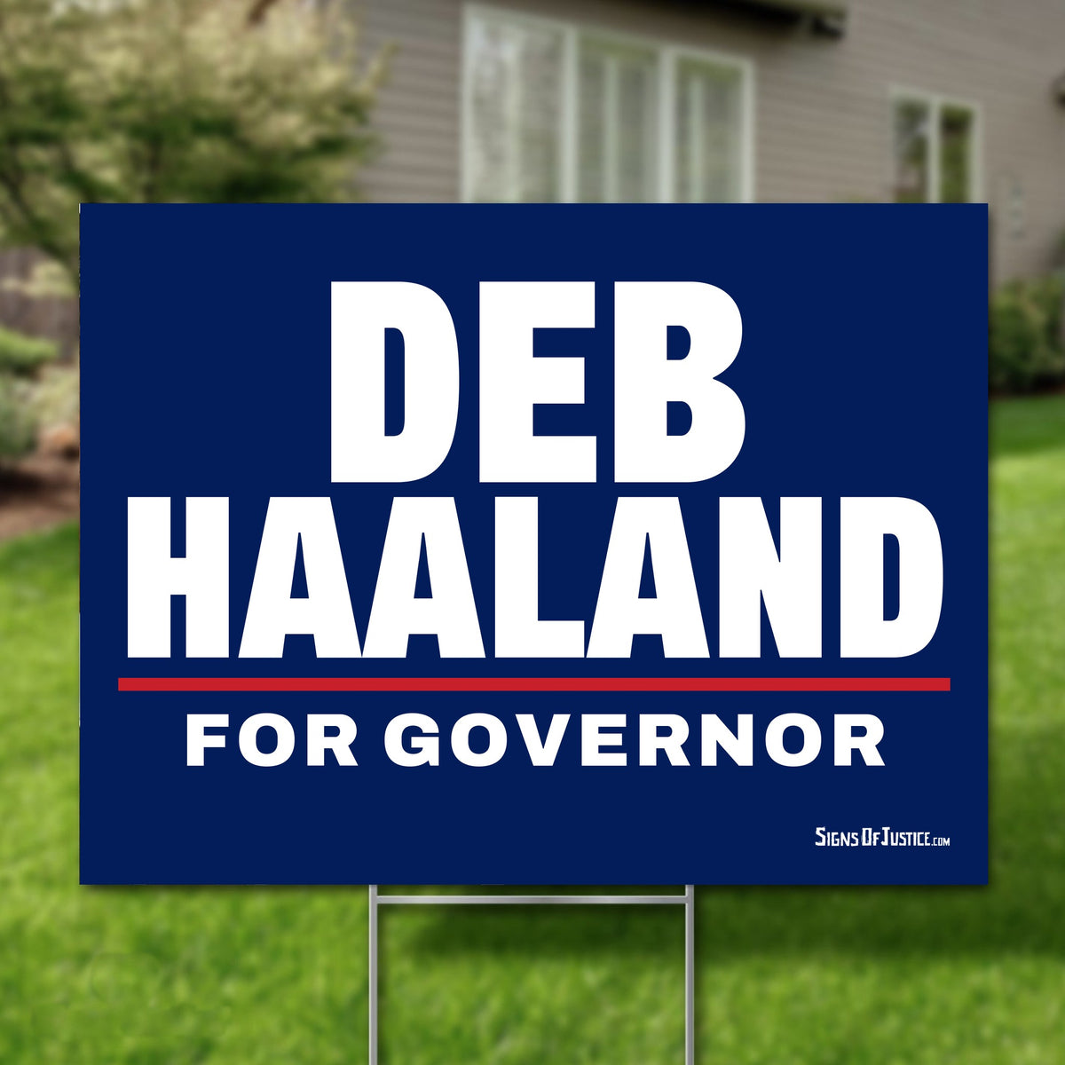 Deb Haaland 24"x18" yard sign