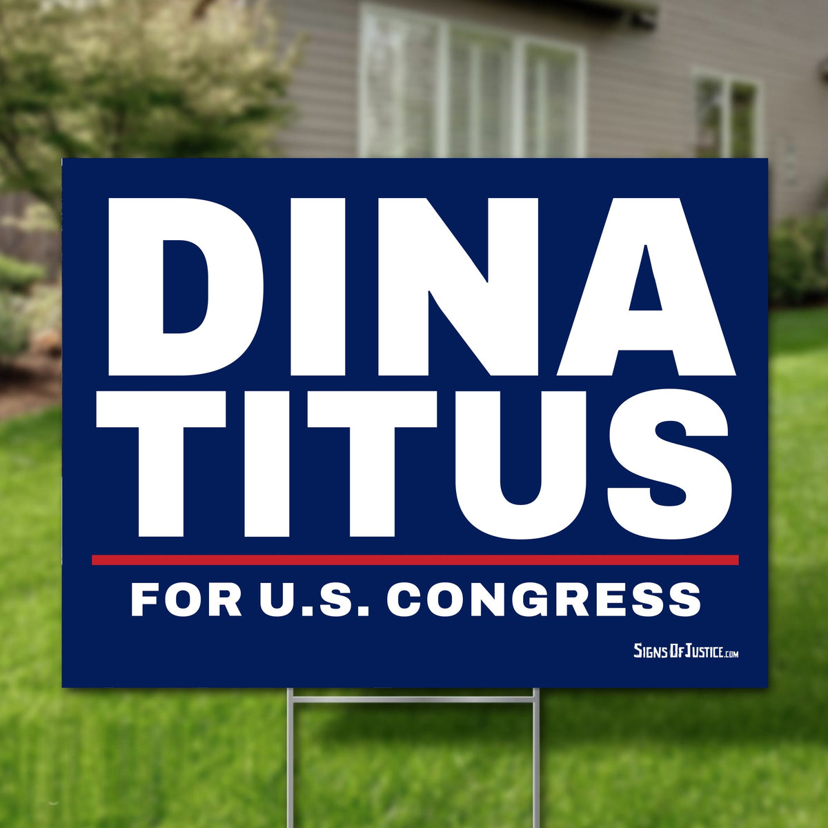 Dina Titus 24"x18" yard sign