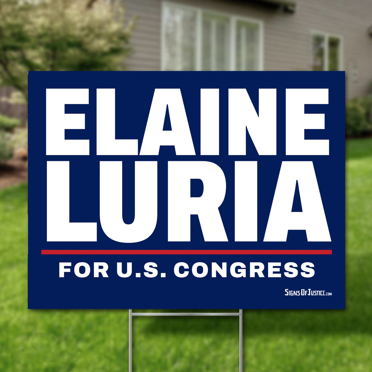 Elaine Luria 24"x18" yard sign