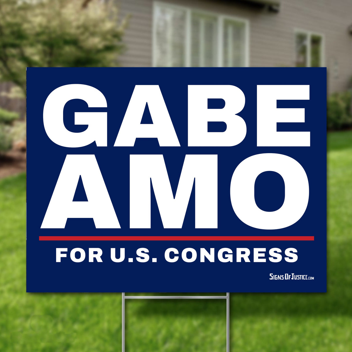 Gabe Amo 24"x18" yard sign
