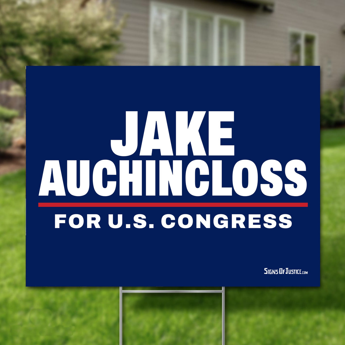 Jake Auchincloss 16"x12" yard sign