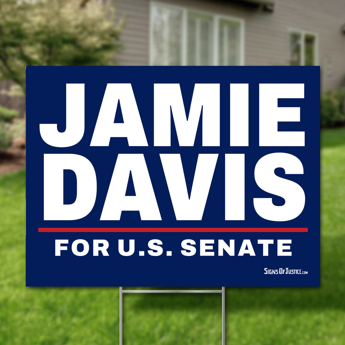 Jamie Davis 24"x18" yard sign