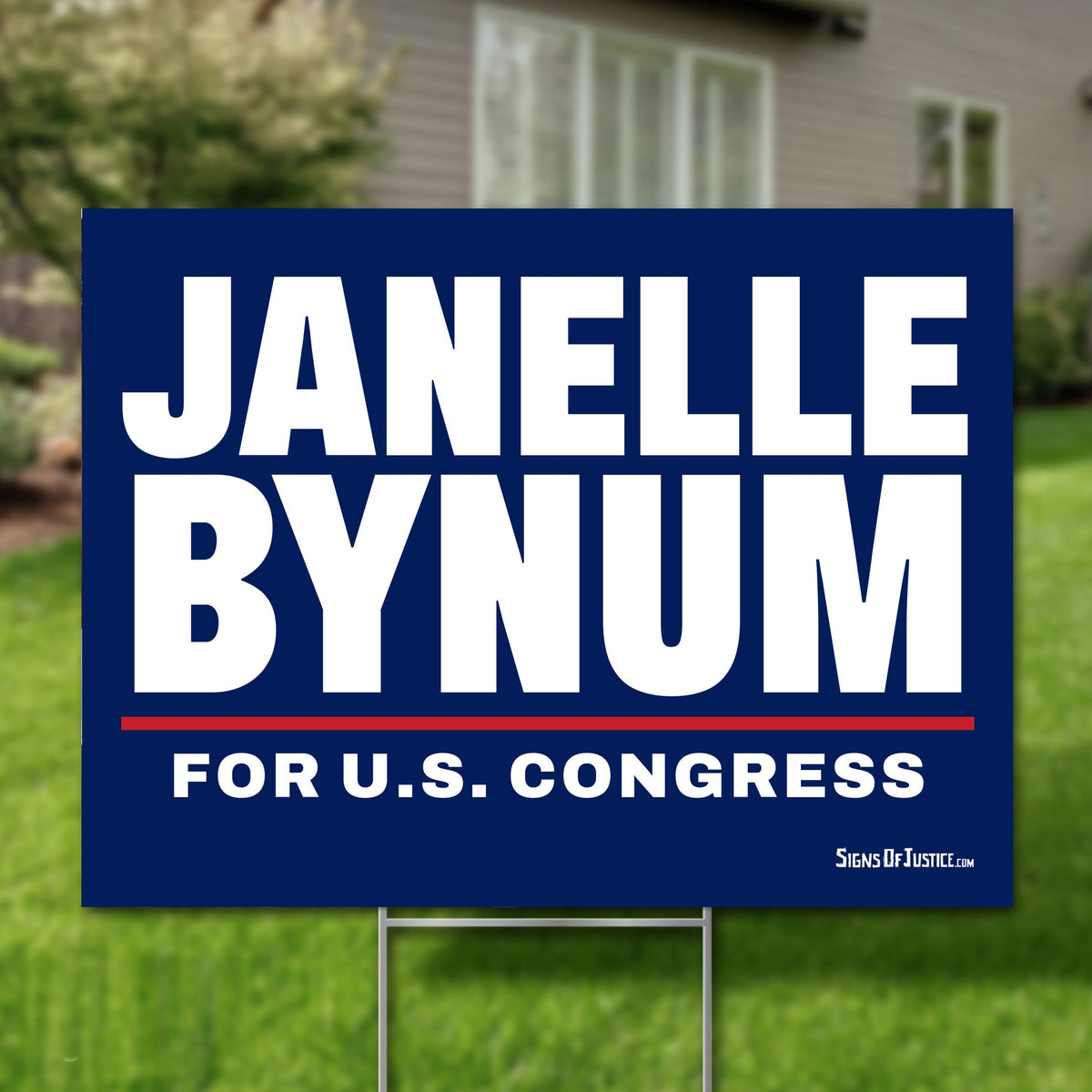 Janelle Bynum 24"x18" yard sign