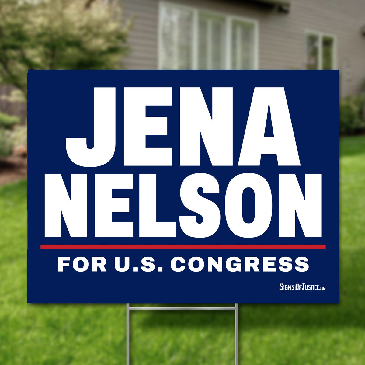 Jena Nelson 24"x18" yard sign