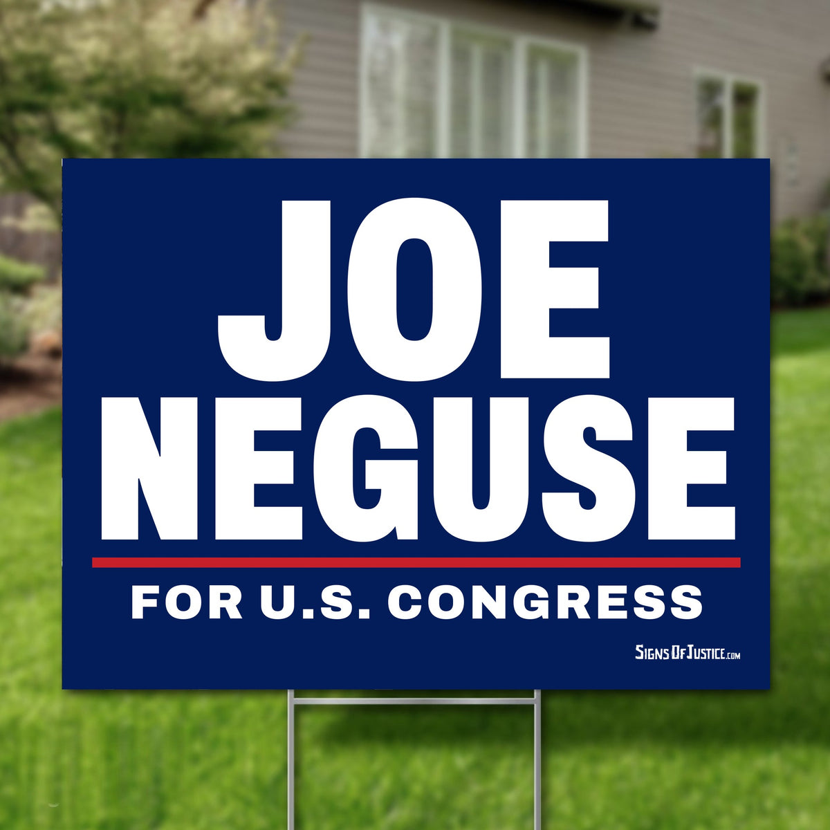 Joe Neguse 24"x18" yard sign