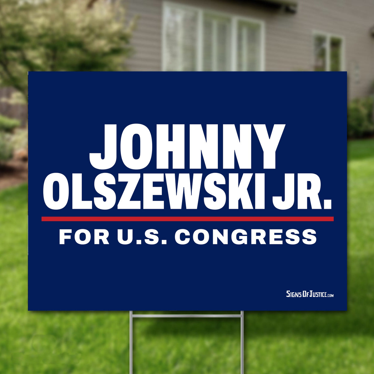 Johnny Olszewski Jr. 24"x18" yard sign