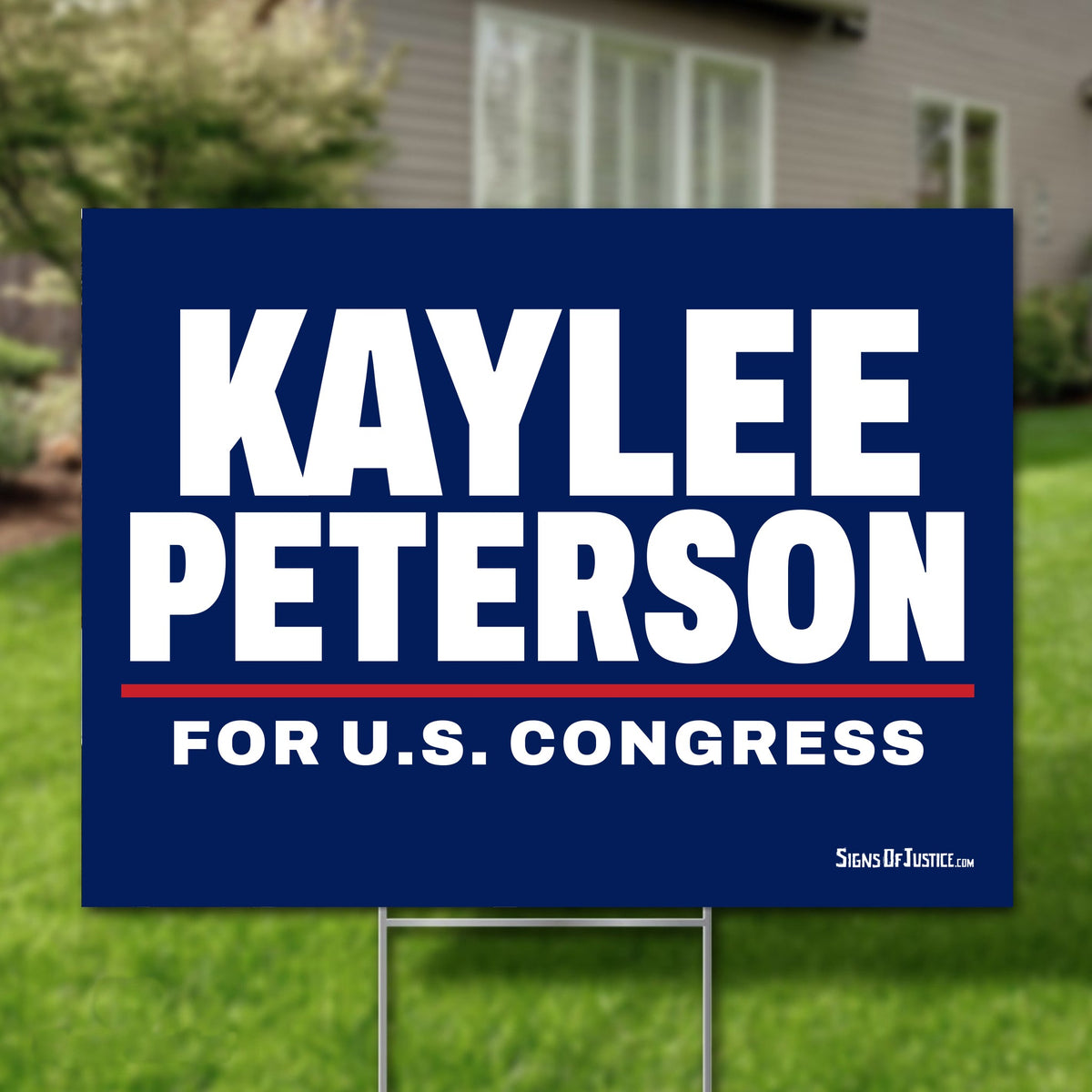 Kaylee Peterson 24"x18" yard sign