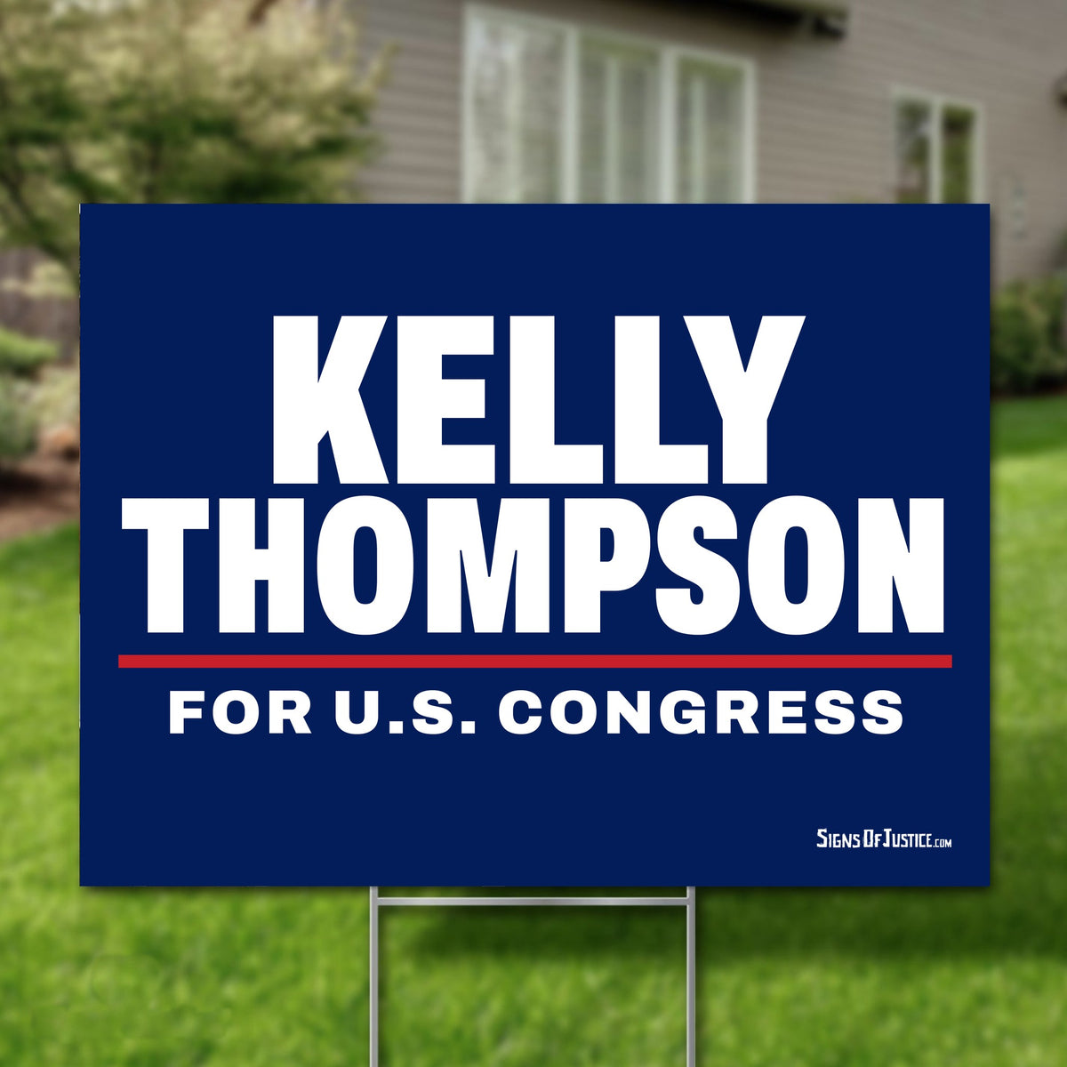 Kelly Thompson 24"x18" yard sign