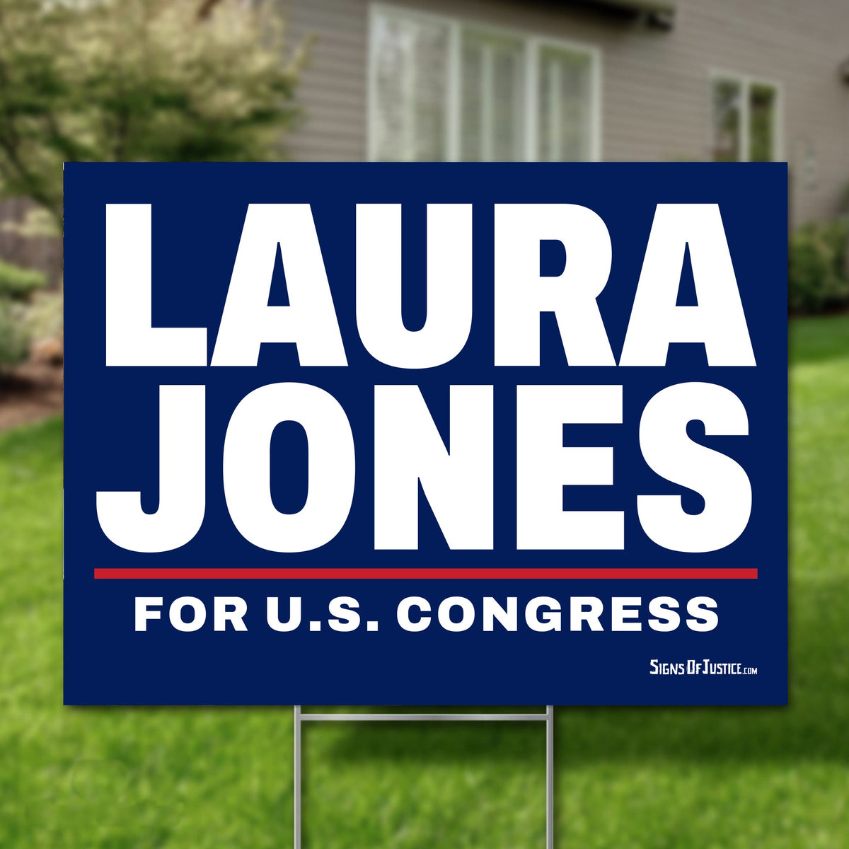 Laura Jones 24"x18" yard sign