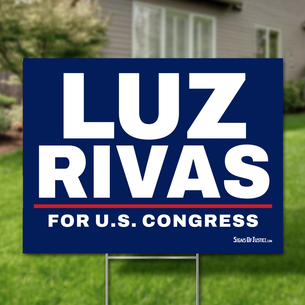 Luz Rivas 24"x18" yard sign