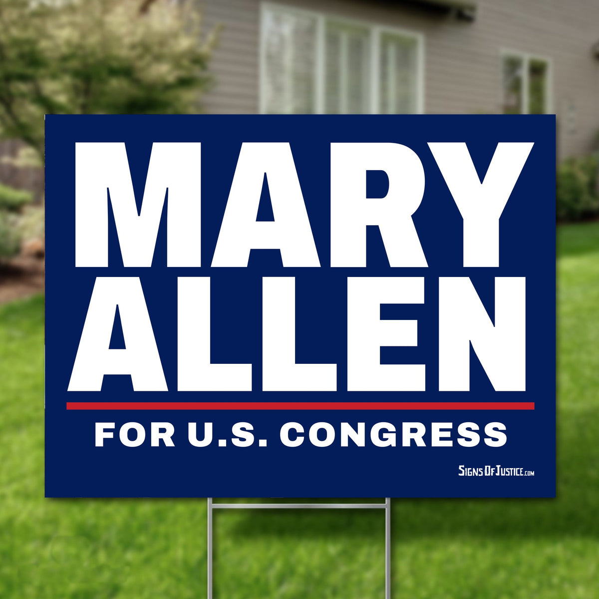 Mary Allen 24"x18" yard sign