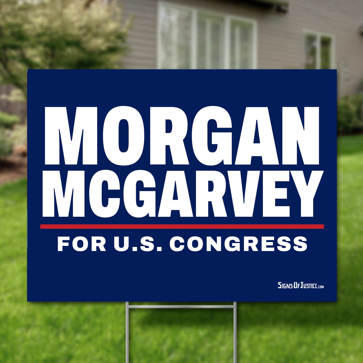 Morgan McGarvey 24"x18" yard sign