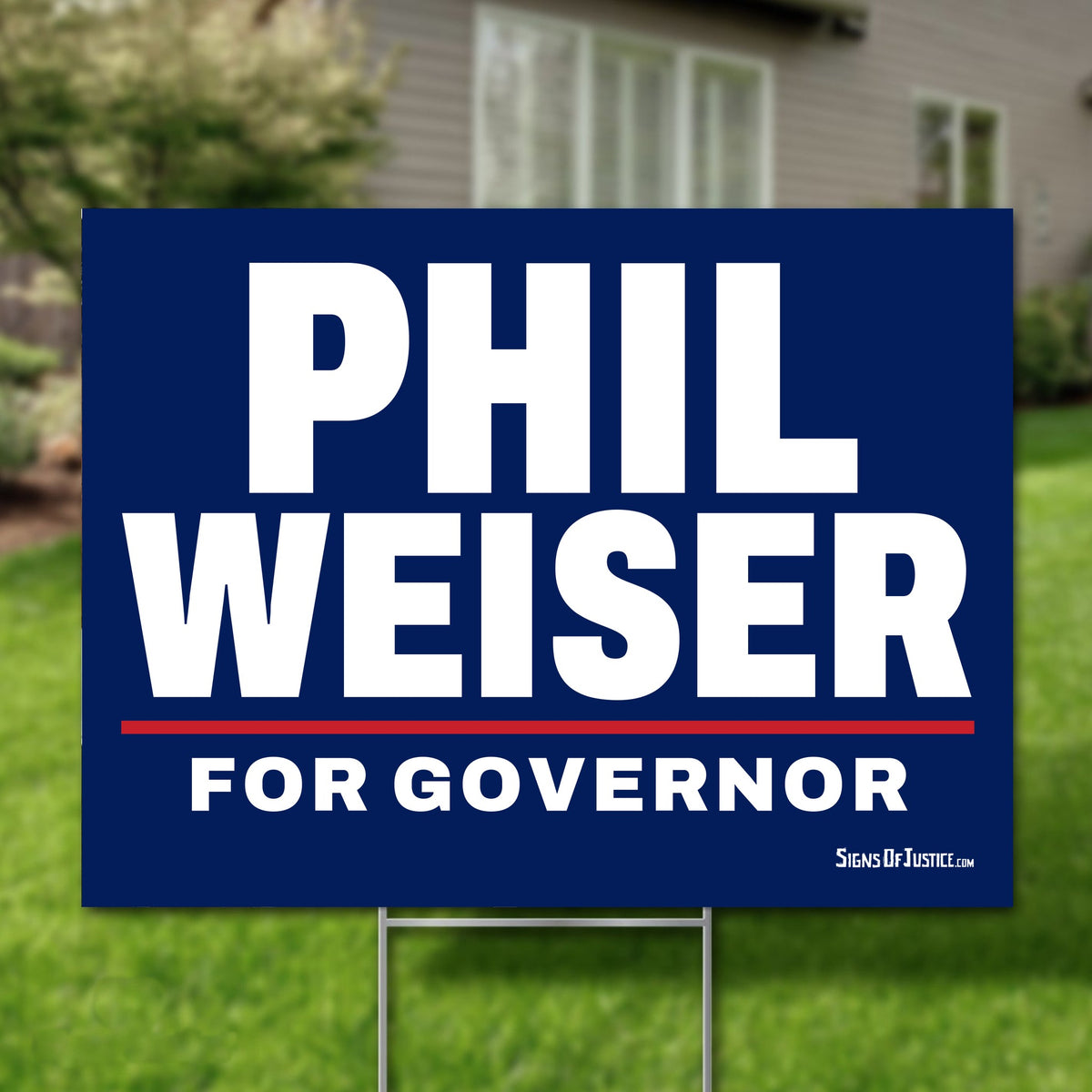 Phil Weiser 24"x18" yard sign