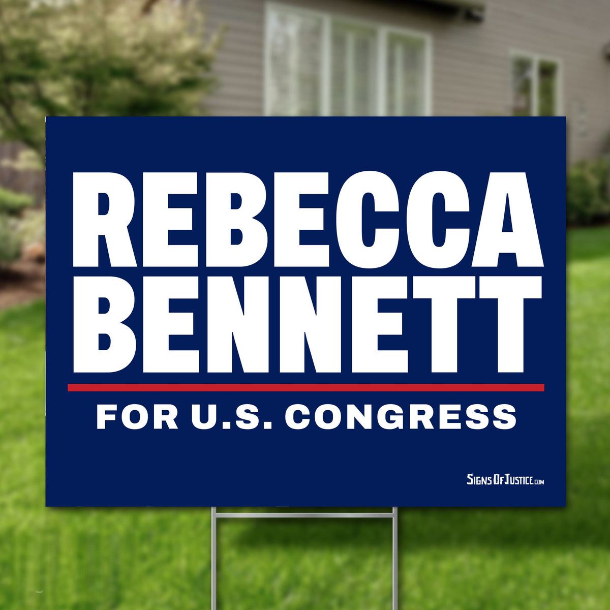 Rebecca Bennett 24"x18" yard sign