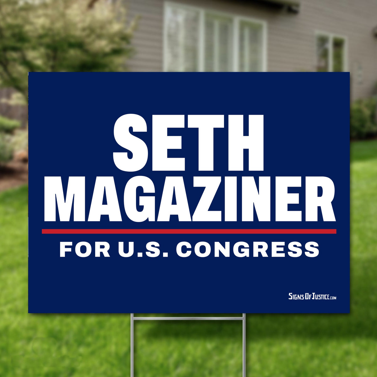 Seth Magaziner 24"x18" yard sign