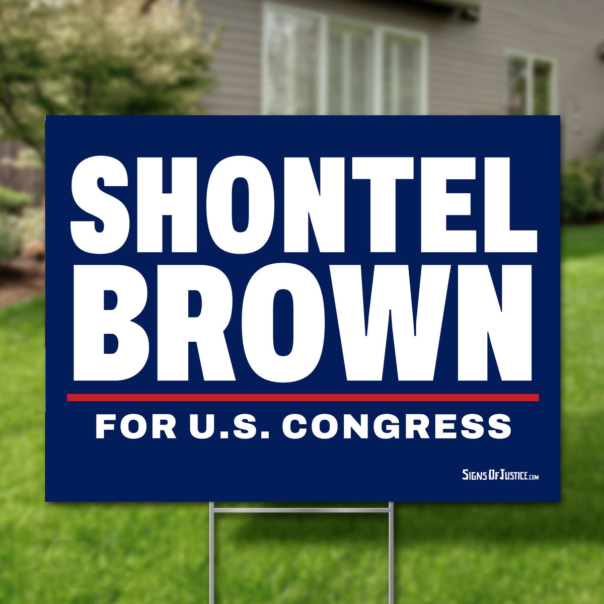 Shontel Brown 24"x18" yard sign