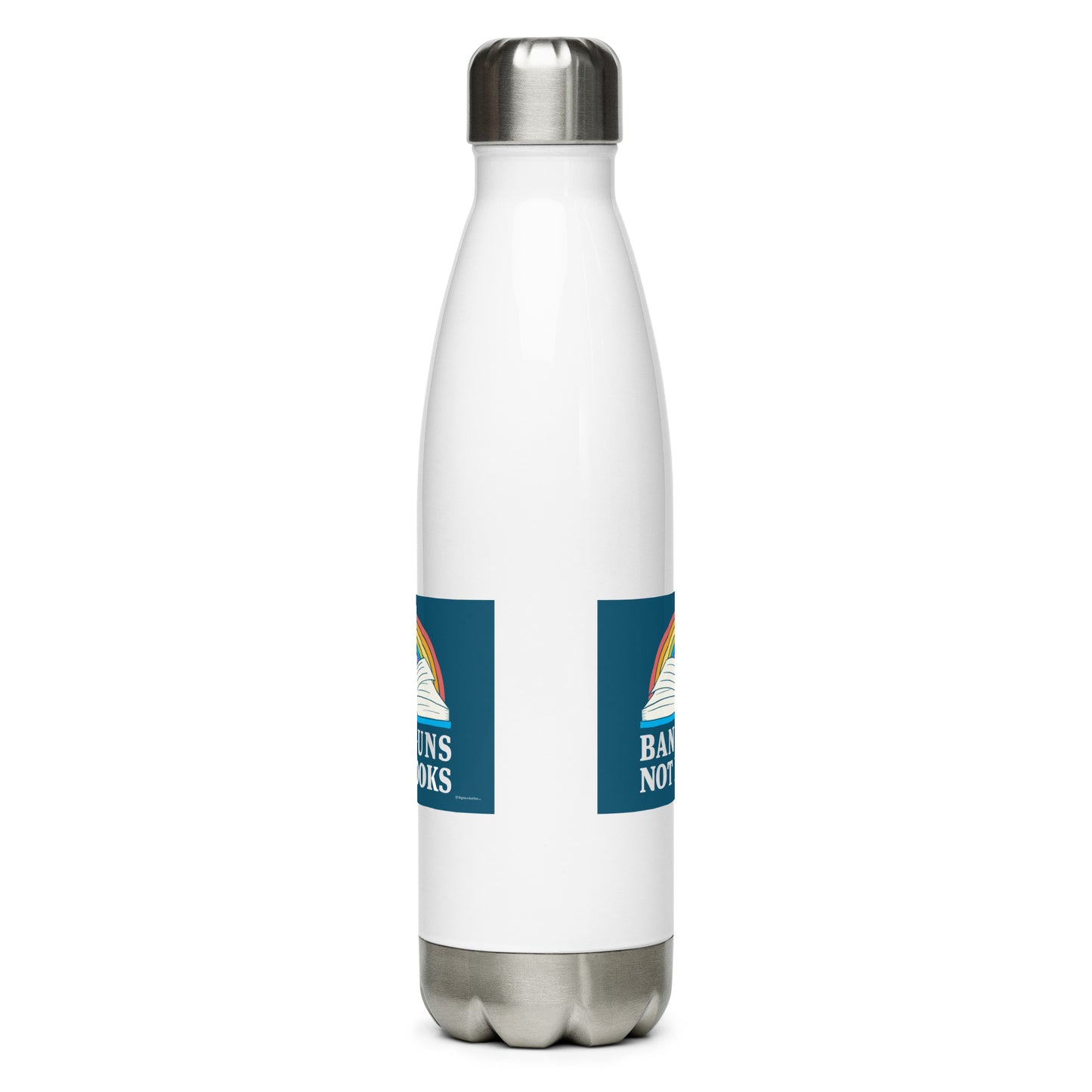 Ban Guns Not Books Water Bottle