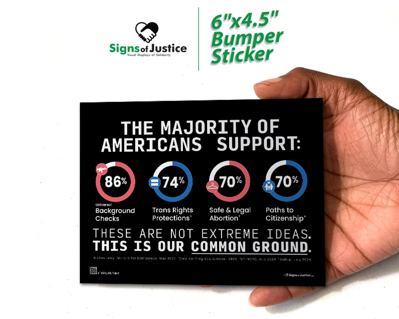 "The Majority Project" Bumper Stickers