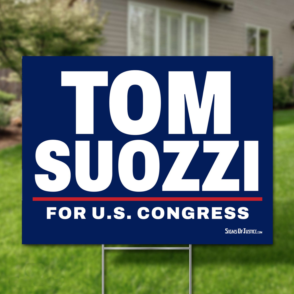 Tom Suozzi 24"x18" yard sign