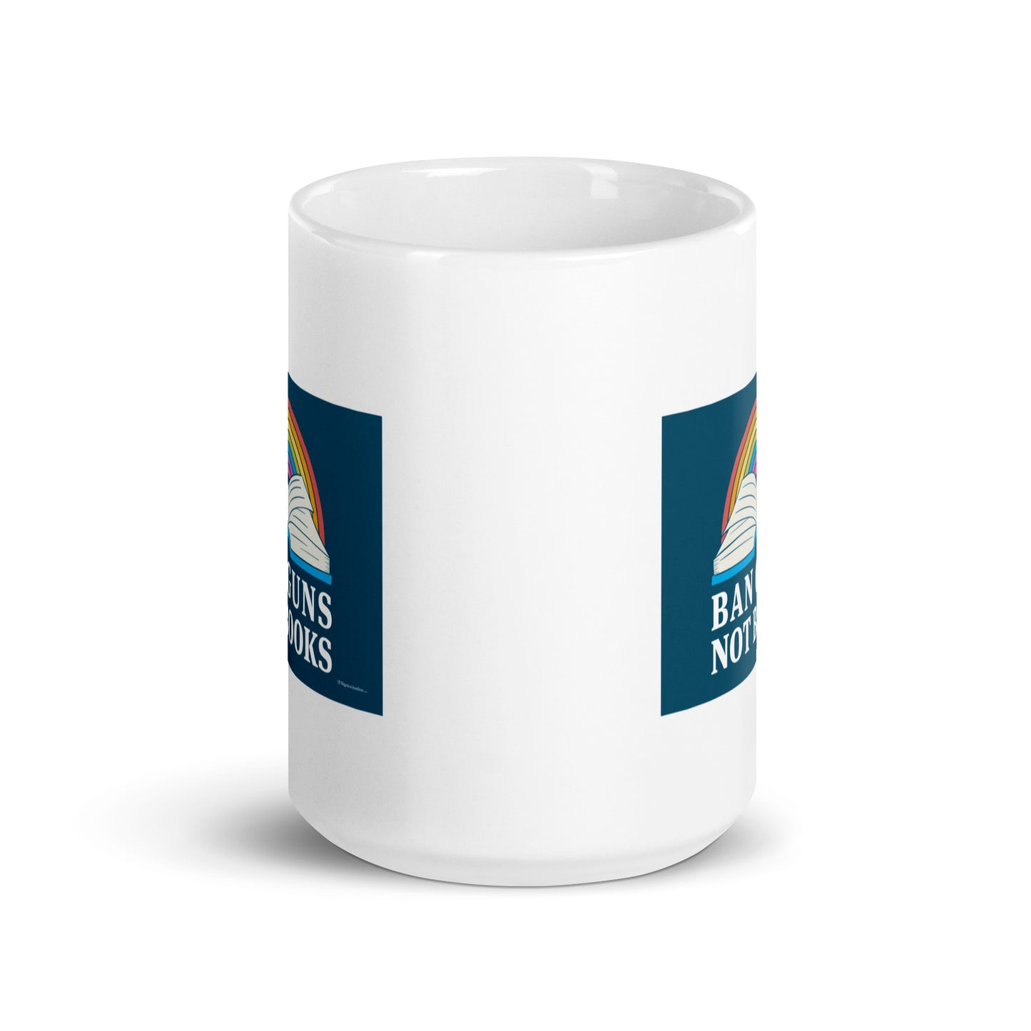 Ban Guns Not Books Mug