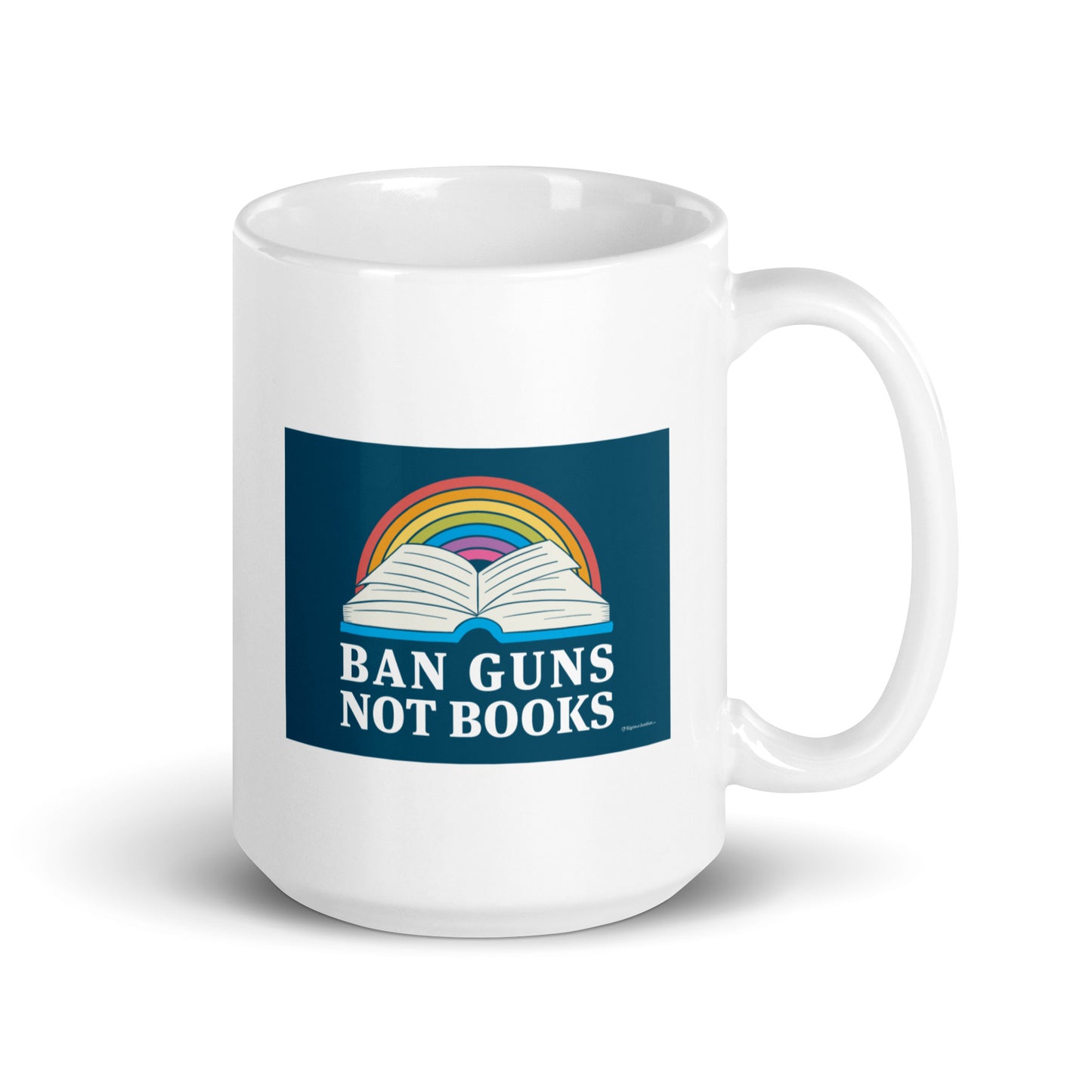 Ban Guns Not Books Mug