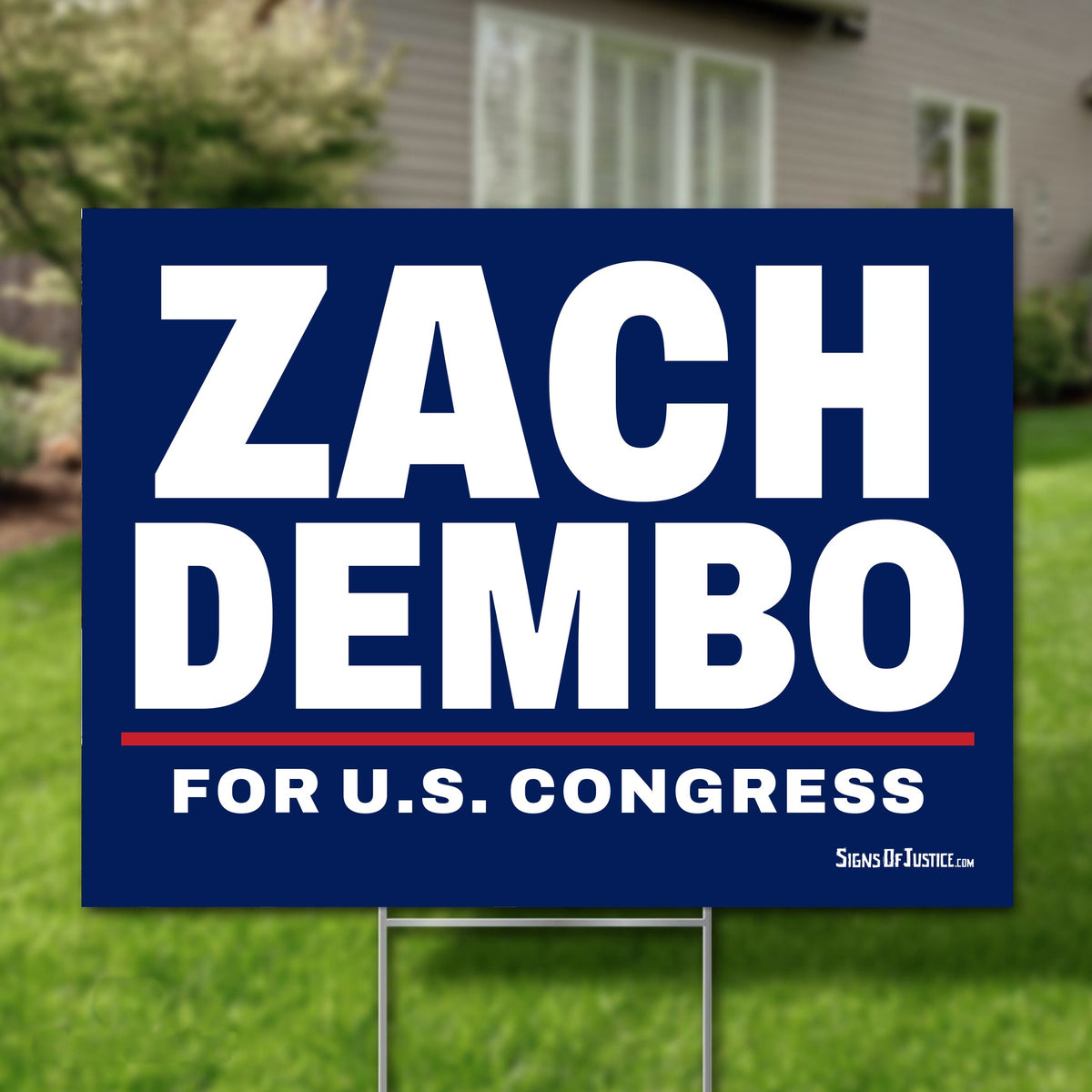 Zach Dembo 24"x18" yard sign