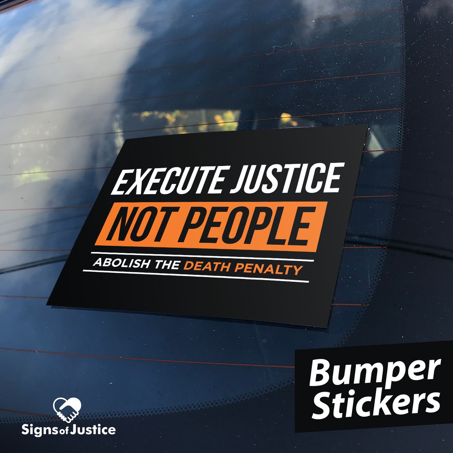 Execute Justice Bumper Stickers