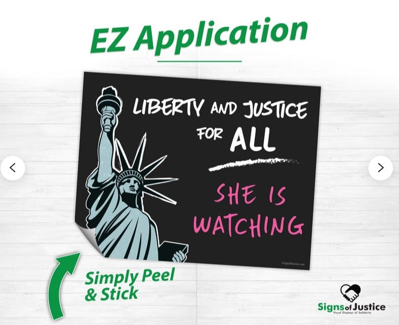 Lady Liberty Bumper Stickers