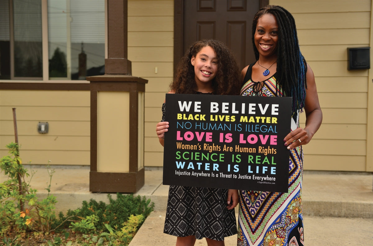 We Believe Yard Sign