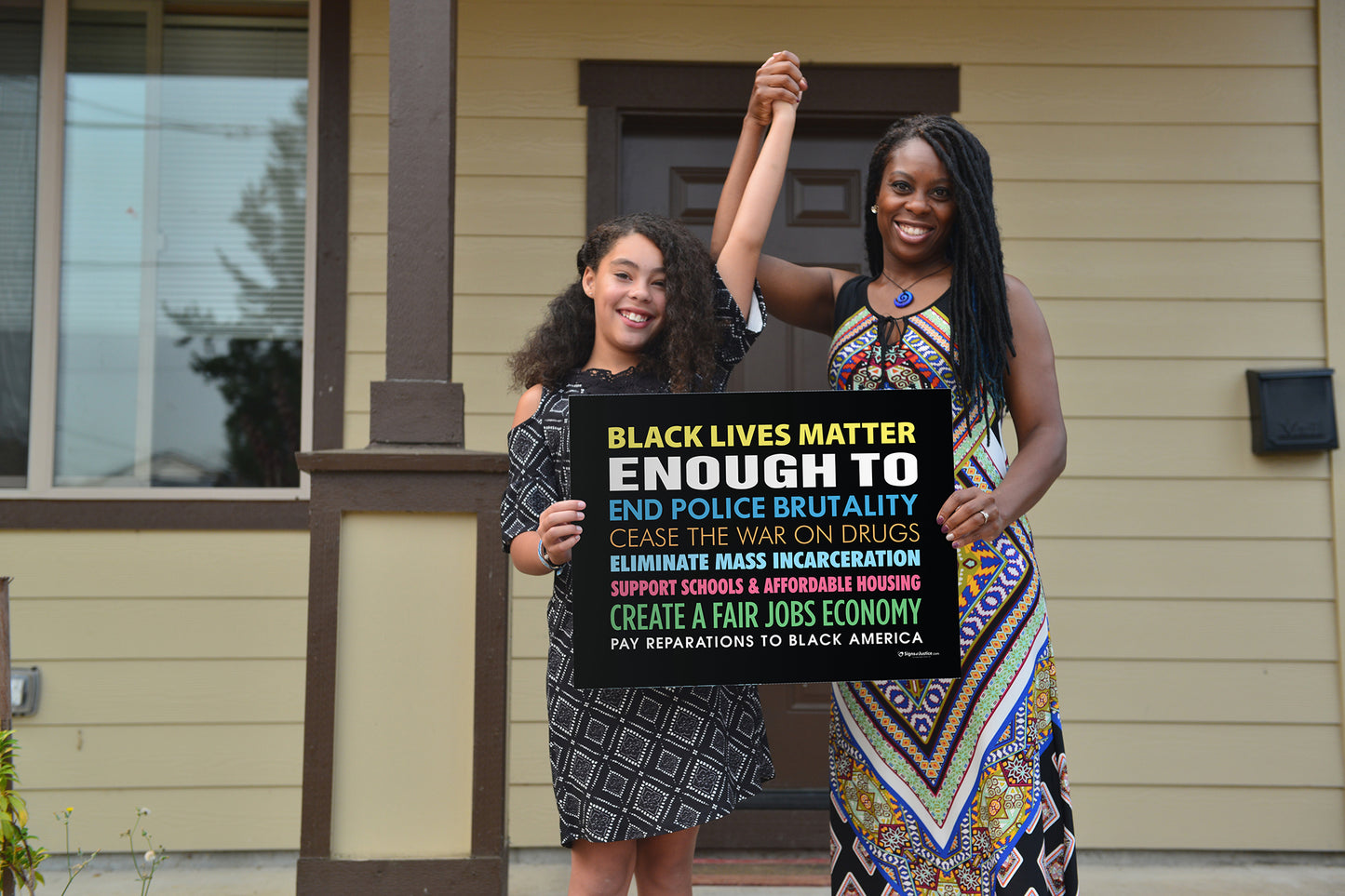 Black Lives Matter Enough To Yard Sign