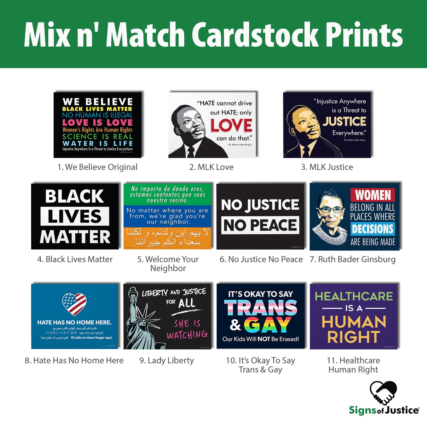 Cardstock Print – Mix n' Match