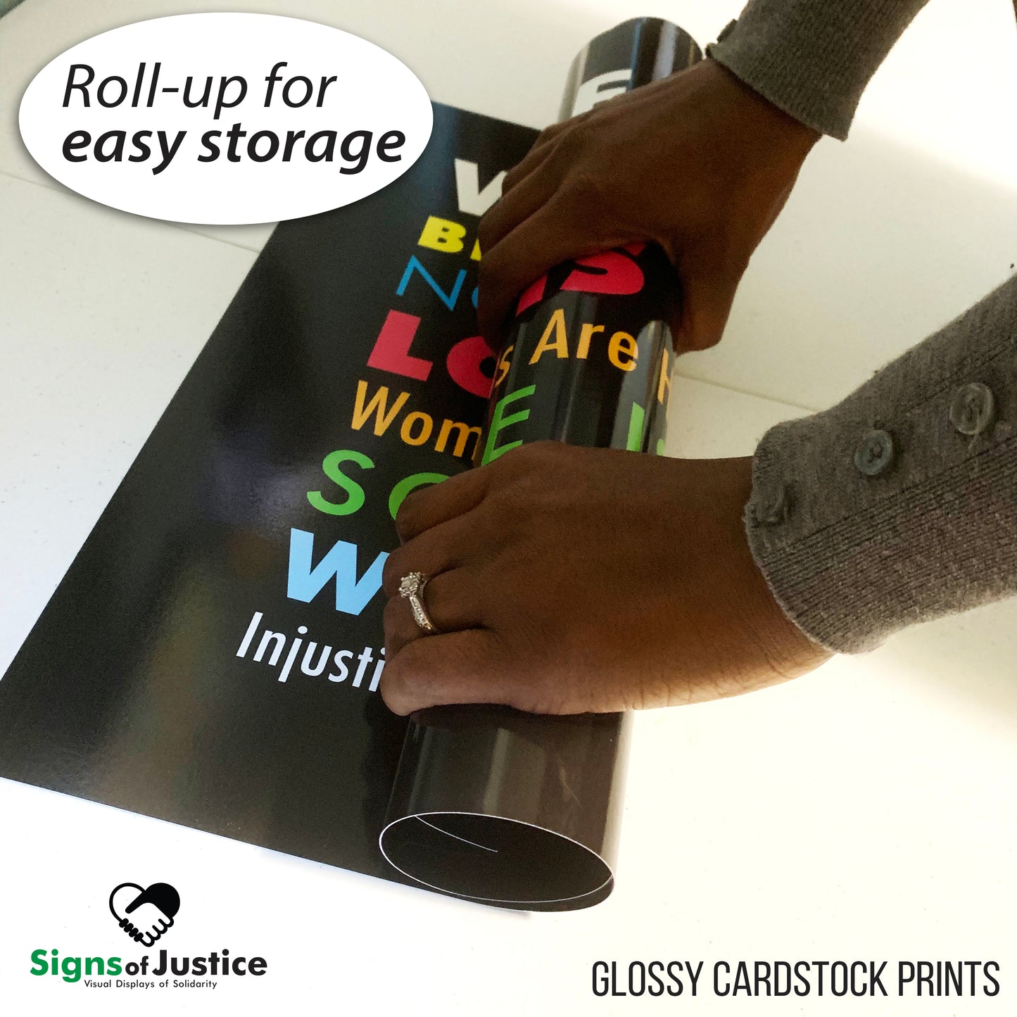 Welcome Your Neighbors Cardstock Print