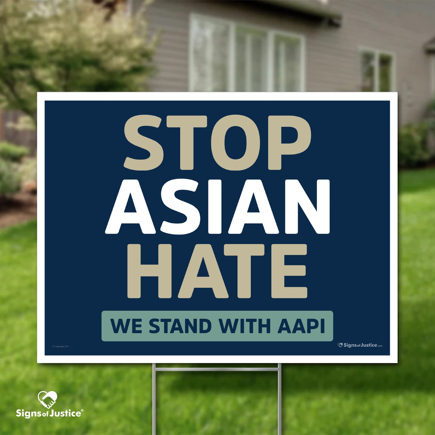 Stop Asian Hate Yard Sign