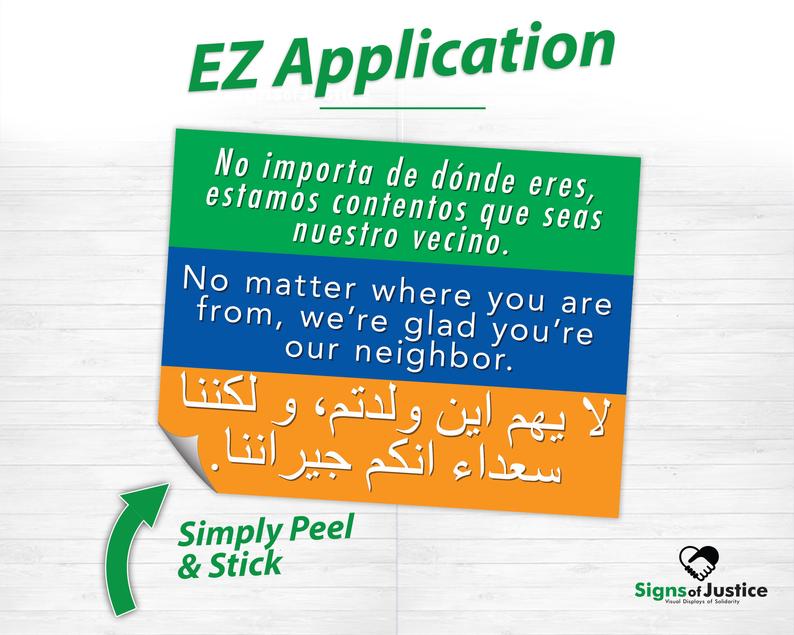 Welcome Your Neighbors Bumper Stickers