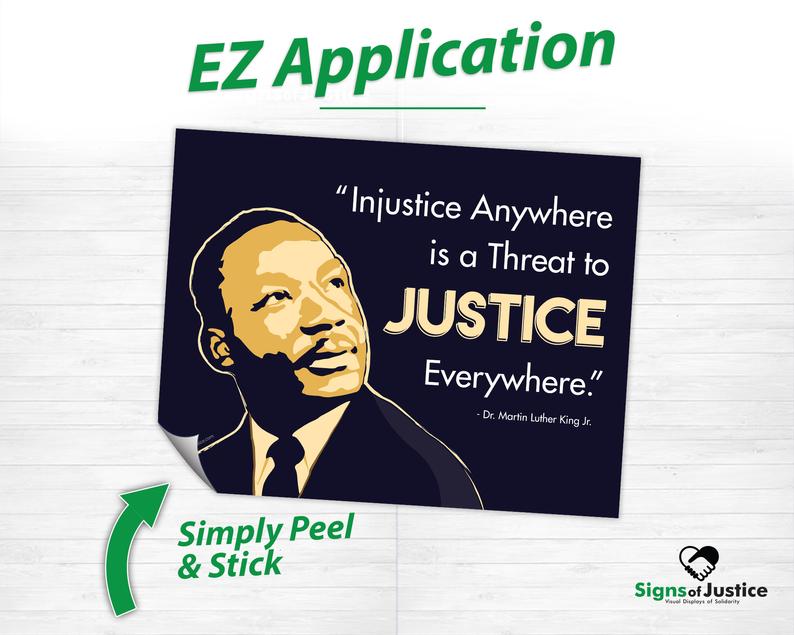 MLK Justice Bumper Stickers