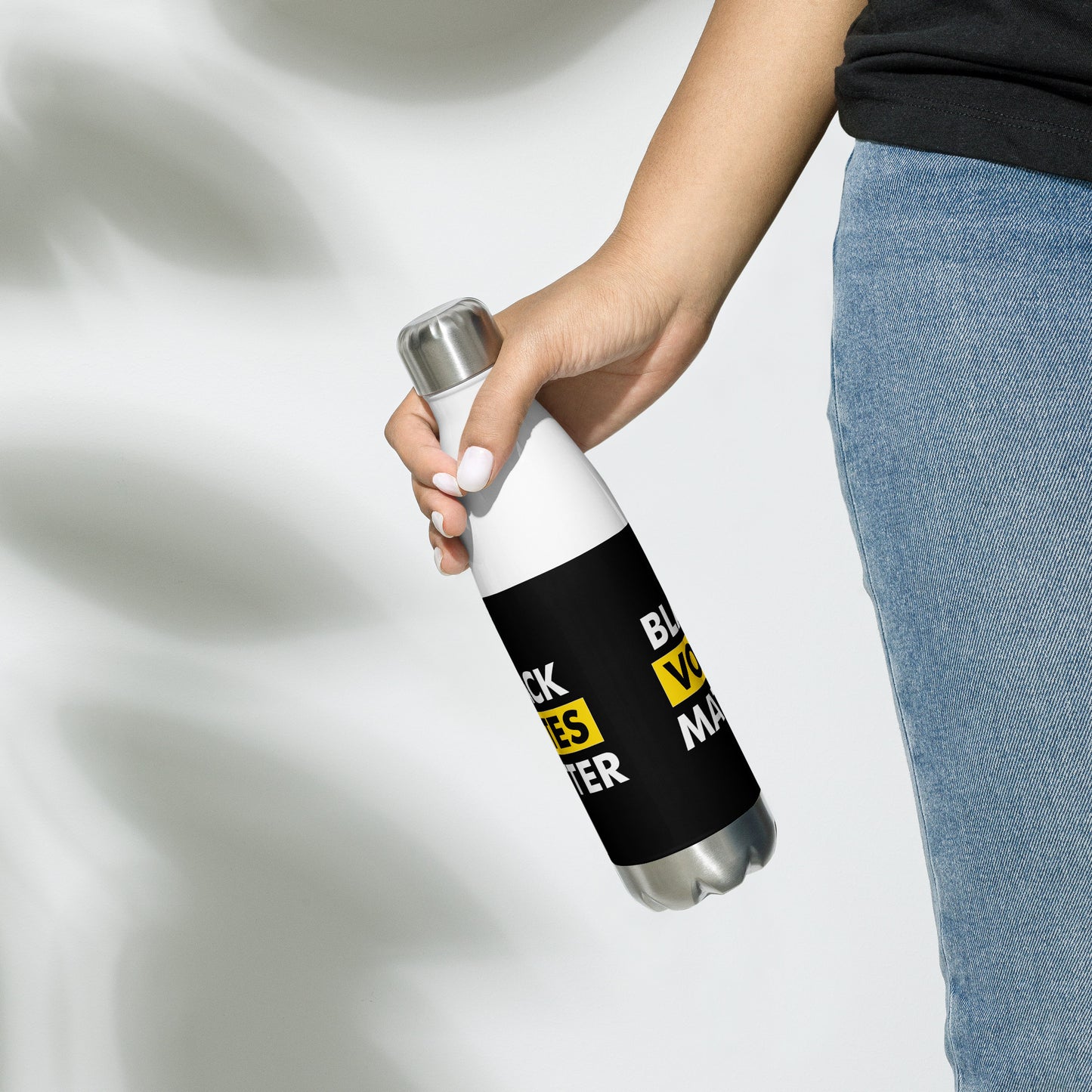 Black Votes Matter Water Bottle