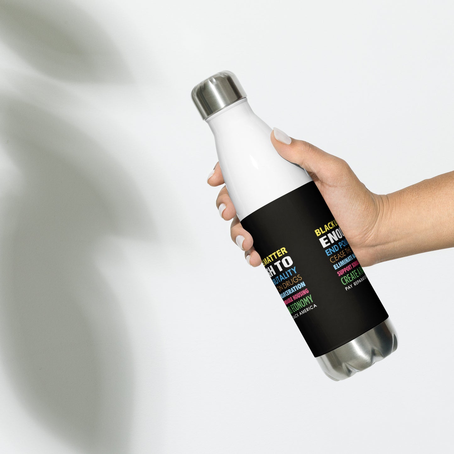 Black Lives Matter Enough To Water Bottle